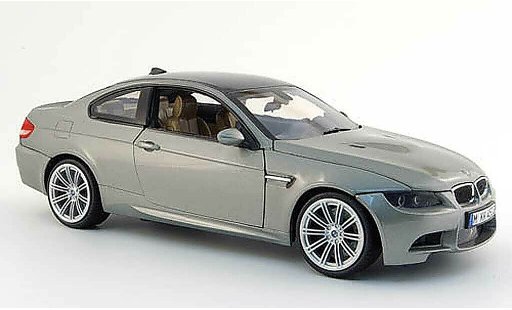 Bmw M3 Coupe 1/18 Mondo Motors E92 grigio 2008 modellini auto