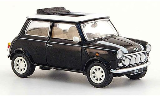 Austin Mini cooper s 1/43 Schuco nero bianco 1990 modellini auto