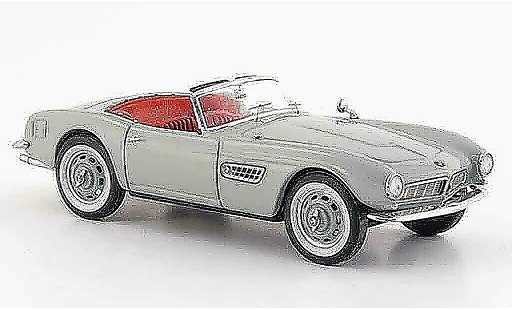 Bmw 507 cabriolet 1/43 Schuco grigio aperto 1955 modellini auto