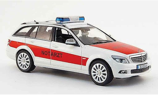 Mercedes Classe C T-Modell 1/43 Schuco T Modell Notarzt 2008 modellini auto