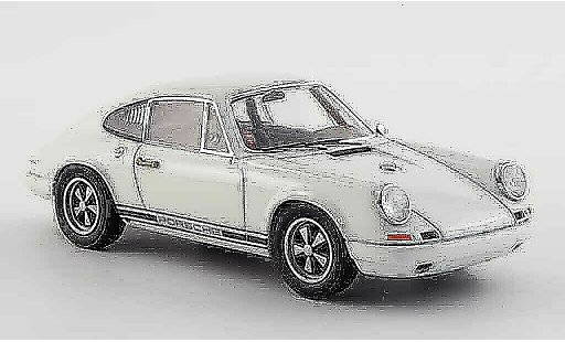 Porsche 911 R 1/43 Ebbro R bianco 1967 modellini auto