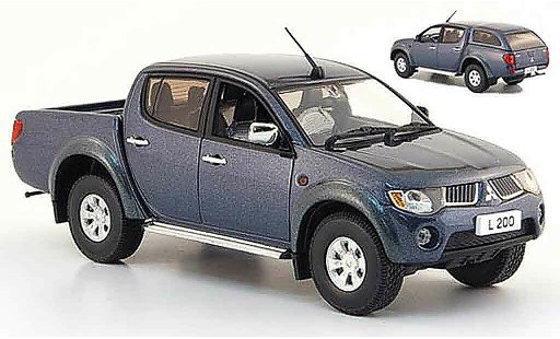 Mitsubishi L200 Base 1/43 Vitesse grigio avec abnehmbarem Sports Hard Top modellini auto