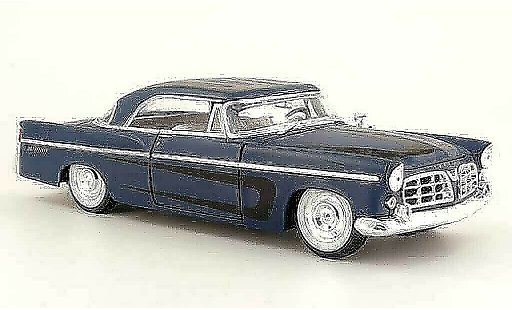 Chrysler 300B Coupe 1/18 Maisto blu mat et decor noir 1956 modellini auto
