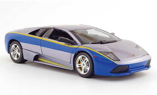 Lamborghini Murcielago LP640 1/18 Maisto grigio/blu need for speed modellini auto