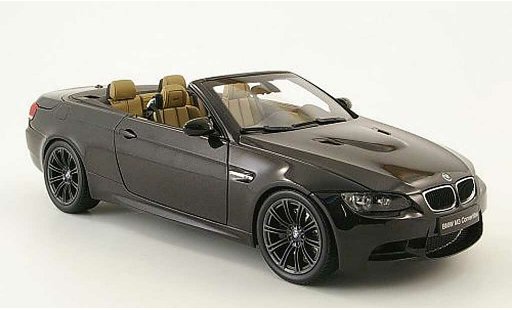 Bmw M3 Cabriolet 1/18 Welly E93 nero modellini auto