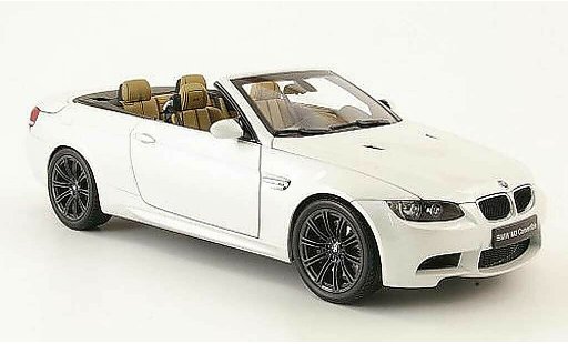 Bmw M3 Cabriolet 1/18 Autoart E93 bianco modellini auto