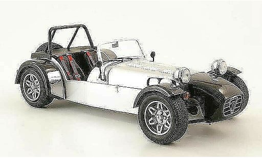 Caterham Super Seven roadster 1/18 Norev grigio metallized/carbon modellini auto