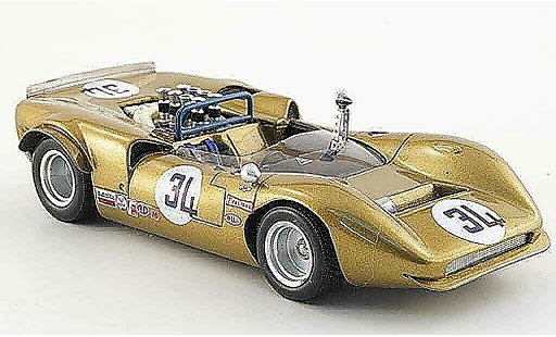 Lola T70 1968 1/43 Spark No.34 G.Folmer Laguna Seca modellini auto