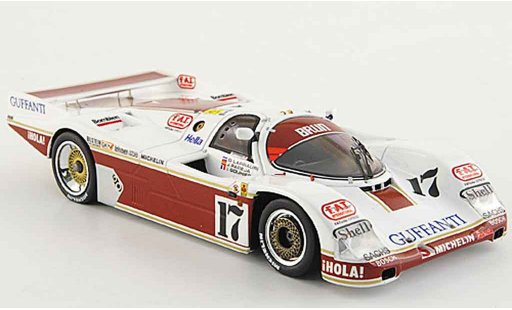 Porsche 962 1986 1/43 Spark No.17 Fortuna 24h Le Mans modellini auto