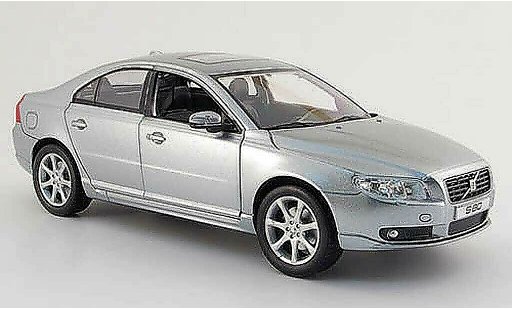 Volvo S80 Base 1/18 Powco grigio 2007 modellini auto