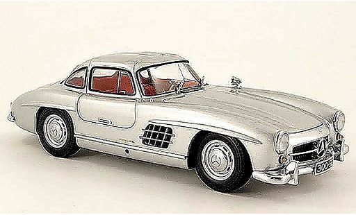 Mercedes 300 Base 1/18 Minichamps grigio 1954 modellini auto
