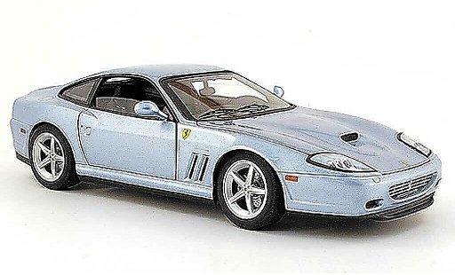 Ferrari 575 M 1/18 Hot Wheels maranello blu bad boys ii modellini auto