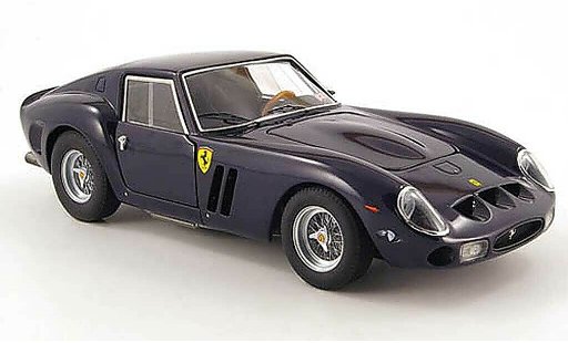 Ferrari 250 GTO 1/18 Hot Wheels Elite blu vanilla sky modellini auto