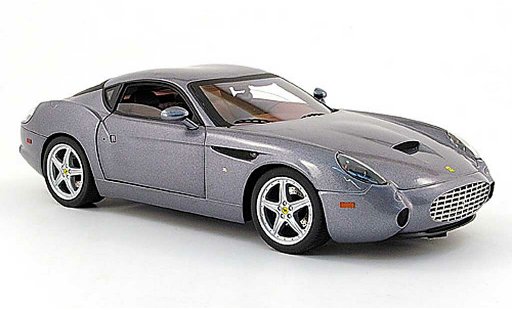 Ferrari 575 GTZ 1/18 Hot Wheels zagato grigio modellini auto