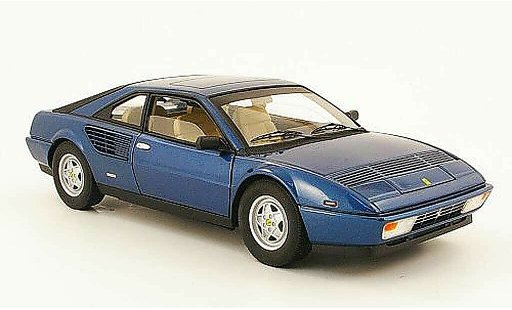 Ferrari Mondial Coupe 1/18 Hot Wheels 8 3.2 blu modellini auto
