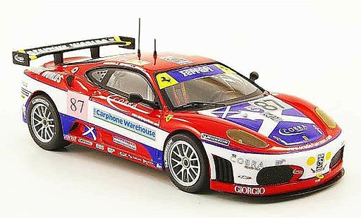 Ferrari F430 GTC 1/43 Hot Wheels Elite no.87 scuderia ecosse 24h le mans 2006 modellini auto