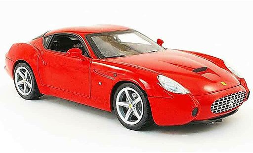 Ferrari 575 GTZ 1/18 Hot Wheels zagato rosso modellini auto