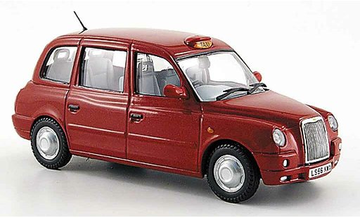 Austin TX4 taxi 1/43 Oxford rosso modellini auto
