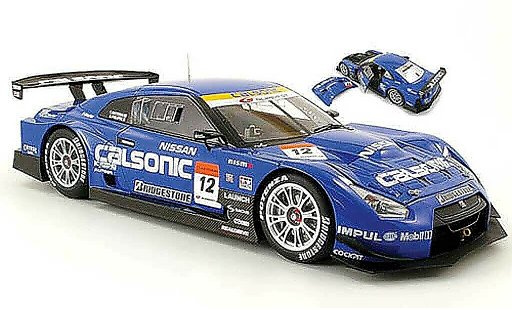 Nissan Skyline R35 1/18 Autoart JGTC gt-r no.12 calsonic impul super gt 2008 modellini auto