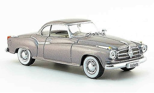 Borgward Isabella coupe 1/43 Auto Klassiker grigio 1957 modellini auto