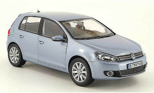 Volkswagen Golf GTI 1/18 Norev 2008 blu ciel 5 portes modellini auto