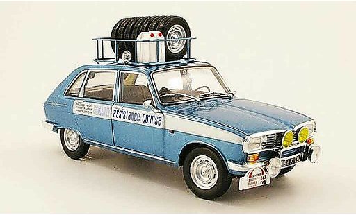 Renault 16 Base 1/18 Norev assistance course avec pneus et bidon essance 1968 modellini auto