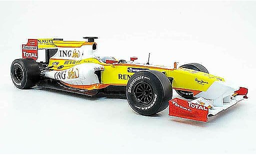Renault F1 2009 1/18 Norev r 29 no.7 ing f.alsonso modellini auto