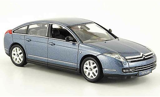 Citroen C6 Berline 1/43 Norev blu grigio 2005 modellini auto