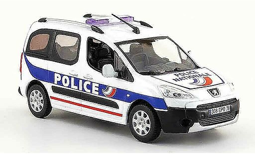 Peugeot Partner Base 1/43 Norev police nationale police 2008 modellini auto