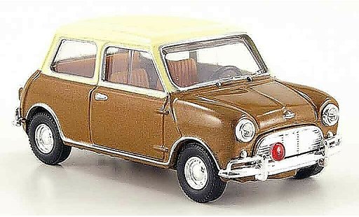 Austin Mini cooper s 1/43 Vanguards MK I marrone beige Steve McQueen modellini auto