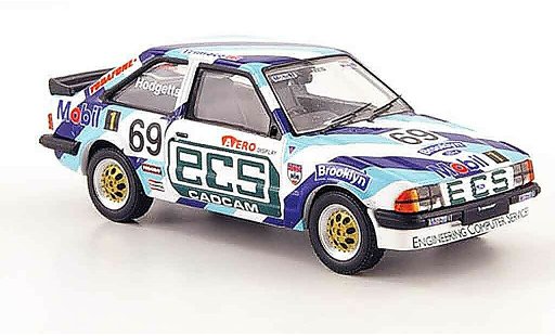 Ford Escort RS 1600i 1/43 Vanguards i No.69 ECS Brooklyn BSCC 1985 MK3 modellini auto