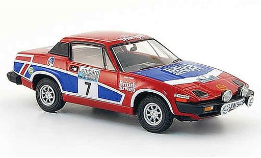 Triumph TR7 1978 1/43 Vanguards V 8 No.7 British Airways Rally England modellini auto