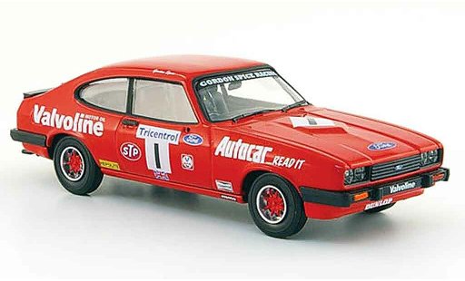 Ford Capri 3.0S 1/43 Vanguards MK III 3.0 S No.1 Autocar Valvoline BSCC 1978 modellini auto