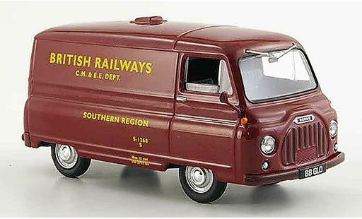 Morris J2 Van 1/43 Vanguards rosso British Railways Region Sud 1962 modellini auto