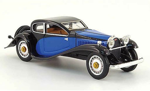 Bugatti 50 coupe 1/43 Rio nero/blu 1933 modellini auto