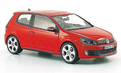 Volkswagen Golf GTI 1/43 Schuco rosso 2009 modellini auto