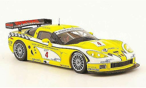 Chevrolet Corvette course 1/43 IXO C6 R No.4 vincitore FIA GT Paul Ricard 2006 modellini auto