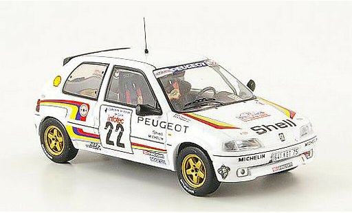Peugeot 106 XSI 1/43 IXO No.22 Sport Rally Corse 1993 Panizzi modellini auto