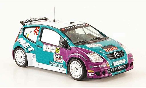 Citroen C2 S1600 1/43 IXO no.46 rallye jordanien 2008 modellini auto