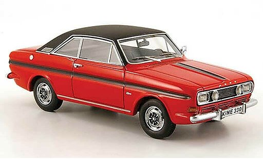 Ford Taunus 15M 1/43 Neo (P6) Coupe rosso modellini auto