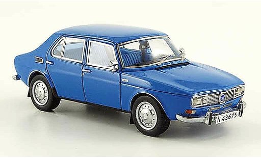 Saab 99 Base 1/43 Neo blu 4 turig 1981 modellini auto