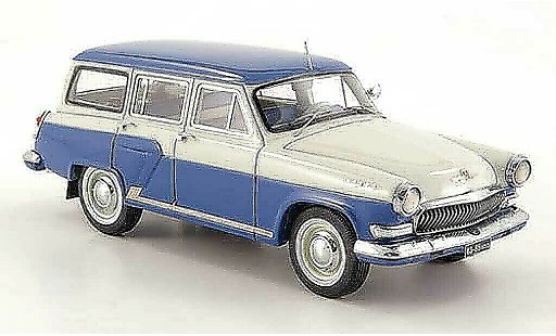 Wolga M22 Base 1/43 Neo blu/grigio 1960 modellini auto