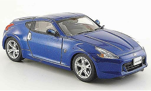 Nissan 370Z Base 1/43 Ebbro Fairlady Z blu 2008 modellini auto