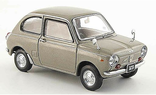 Subaru R2 Super Deluxe 1/43 Ebbro grigio 1969 modellini auto