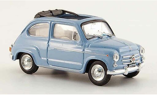 Fiat 600 D 1/43 Brumm aperto blu 1960 modellini auto