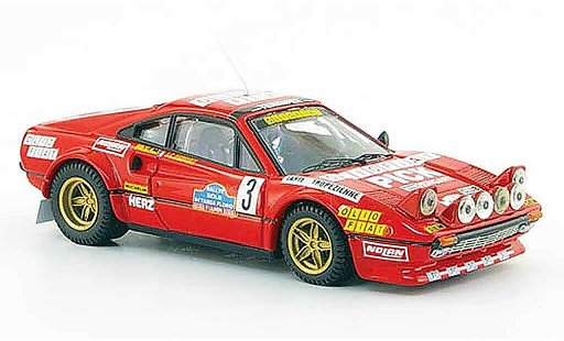 Ferrari 308 GTB 1/43 Best gr.4 no.3 andruet biche targa florio 1980 modellini auto