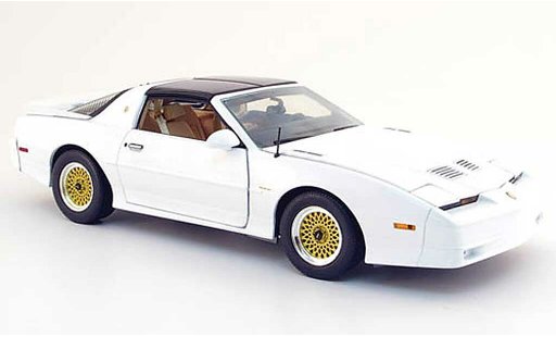 Pontiac Trans Am 1989 1/18 Greenlight turbo (tta) bianco modellini auto