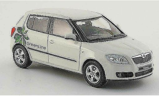 Skoda Fabia Green Line 1/43 Abrex bianco 4-portes modellini auto
