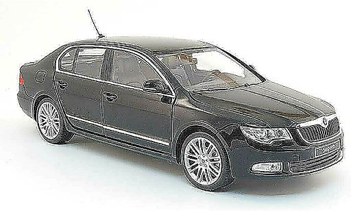 Skoda Superb 2008 1/18 Abrex II nero modellini auto