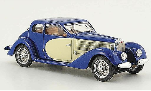 Bugatti 57 Ventoux 1/43 Luxcar SC blu bianco 1938 modellini auto